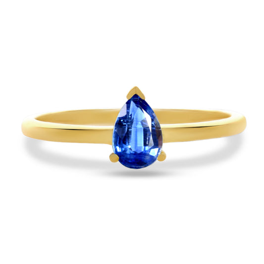 18k Gold Vermeil Kyanite Ring