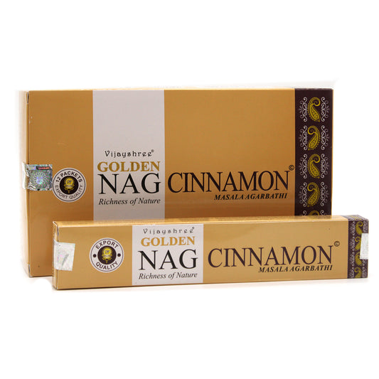 Golden Nag Cinnamon Incense Sticks 15 grams
