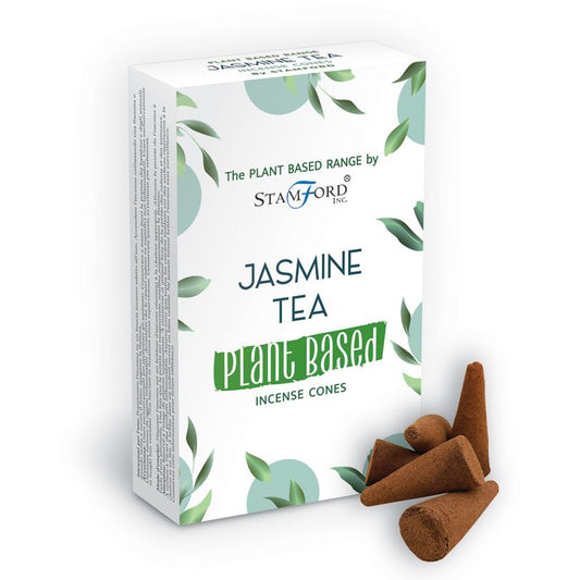 Jasmine Tea- Plant Based Backflow Incense Cones