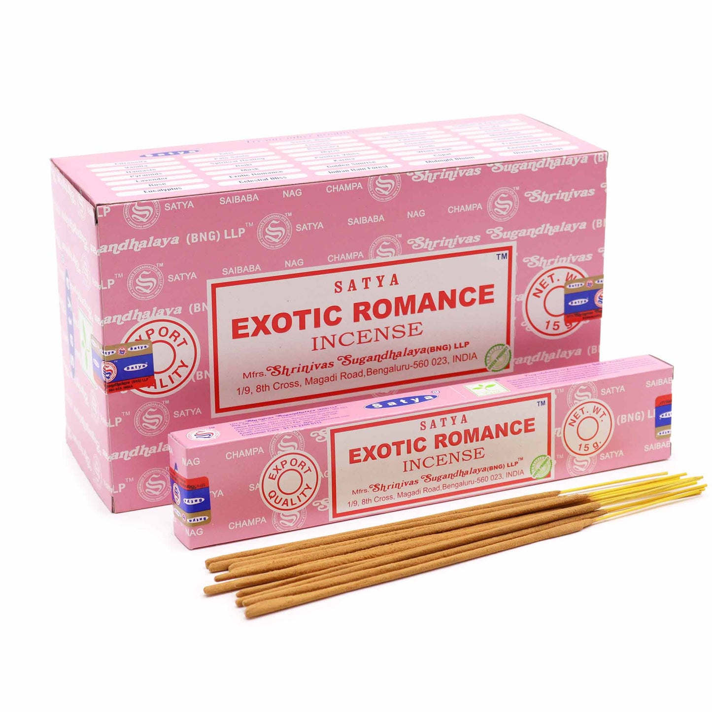 Satya Exotic Romance Incense Sticks 15 grams