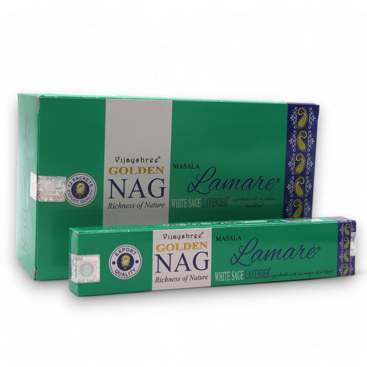Golden Nag White Sage & Lavender Incense Sticks 15 grams