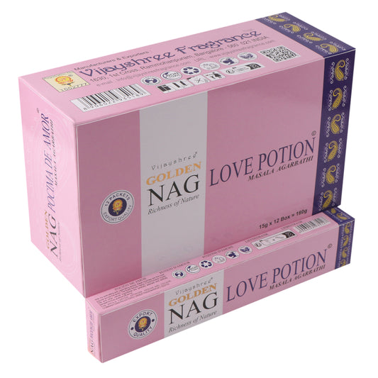 Golden Nag Love Potion Incense Sticks 15 grams