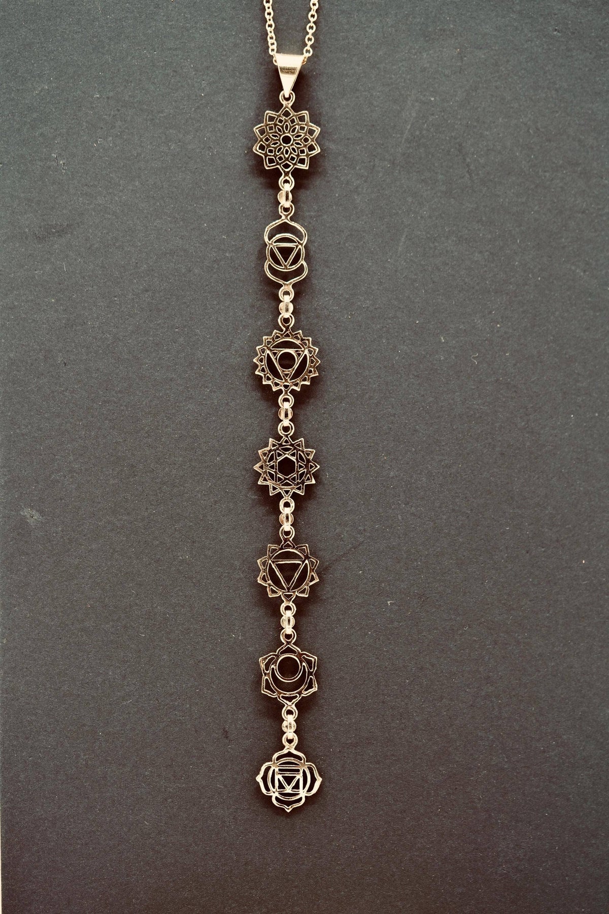 Gold Chakras Necklace