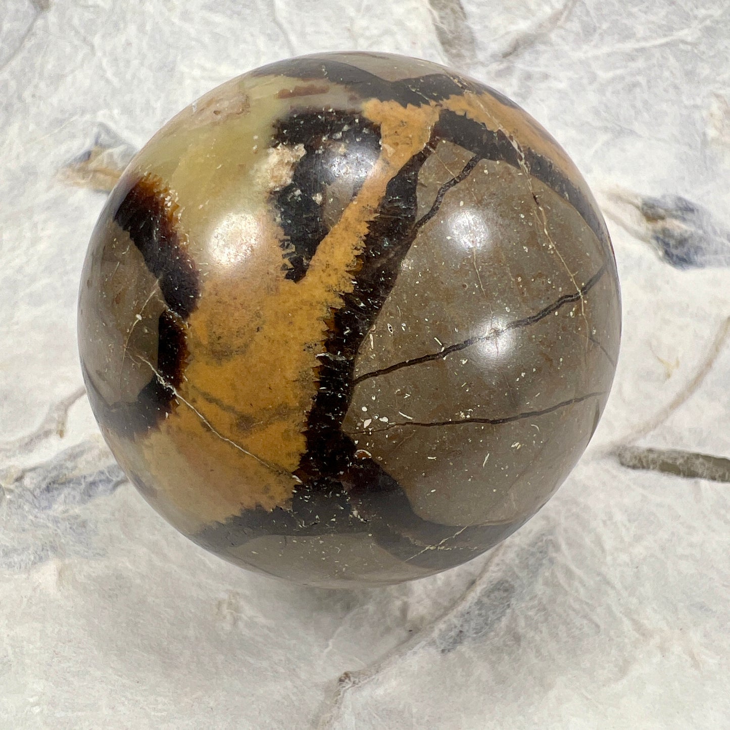 Septarian Quartz Sphere