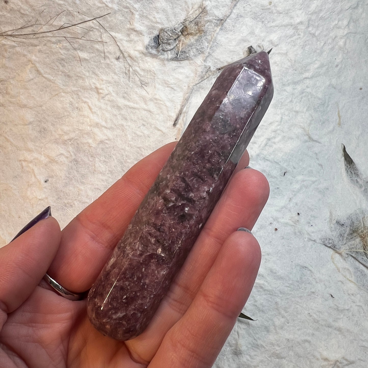 Lepidolite Wand