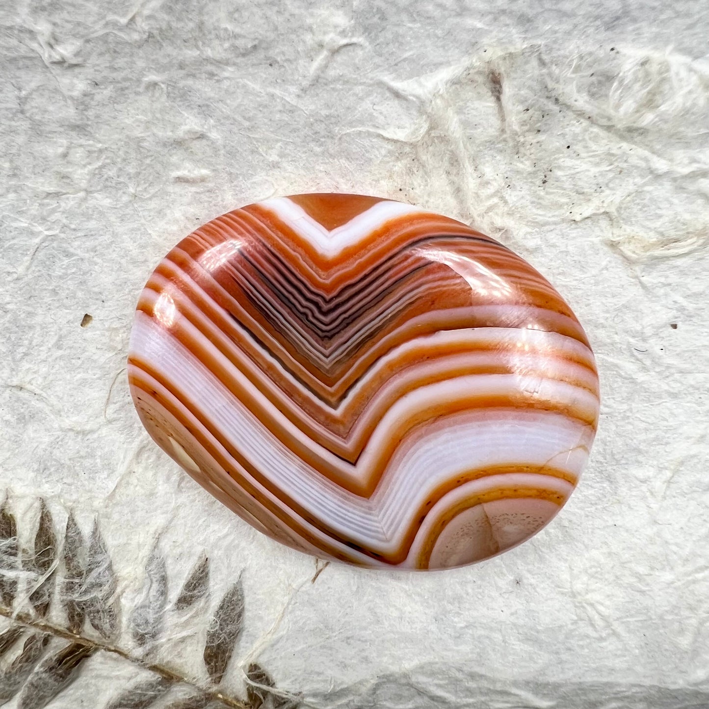 Sardonyx Palm Stone