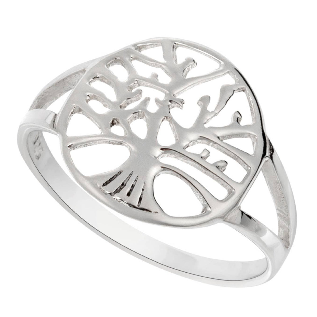 Beautiful Sterling Silver Tree of Life Ring
