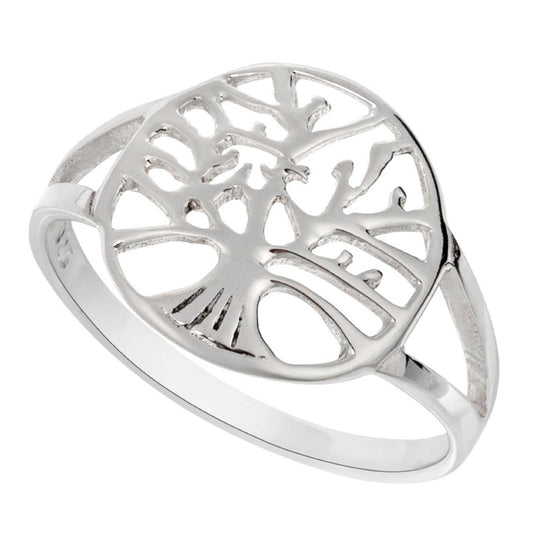 Beautiful Sterling Silver Tree of Life Ring