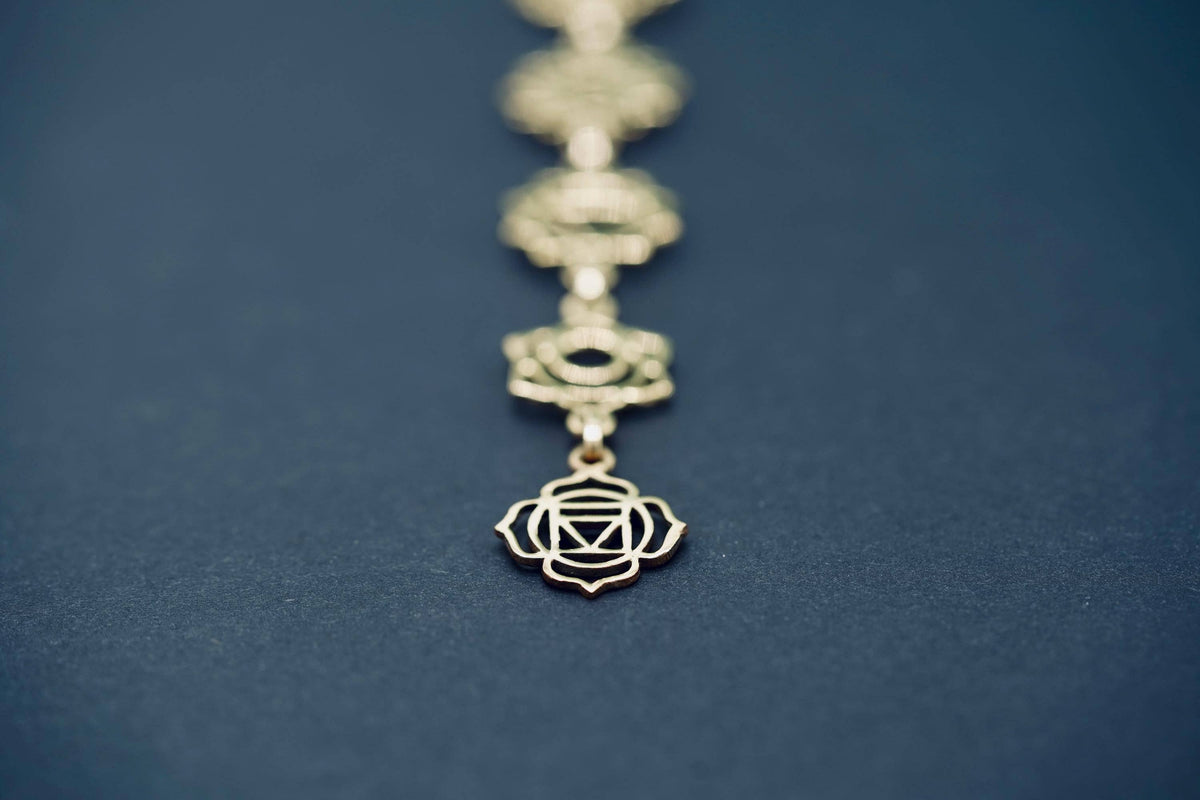 Gold Chakras Necklace