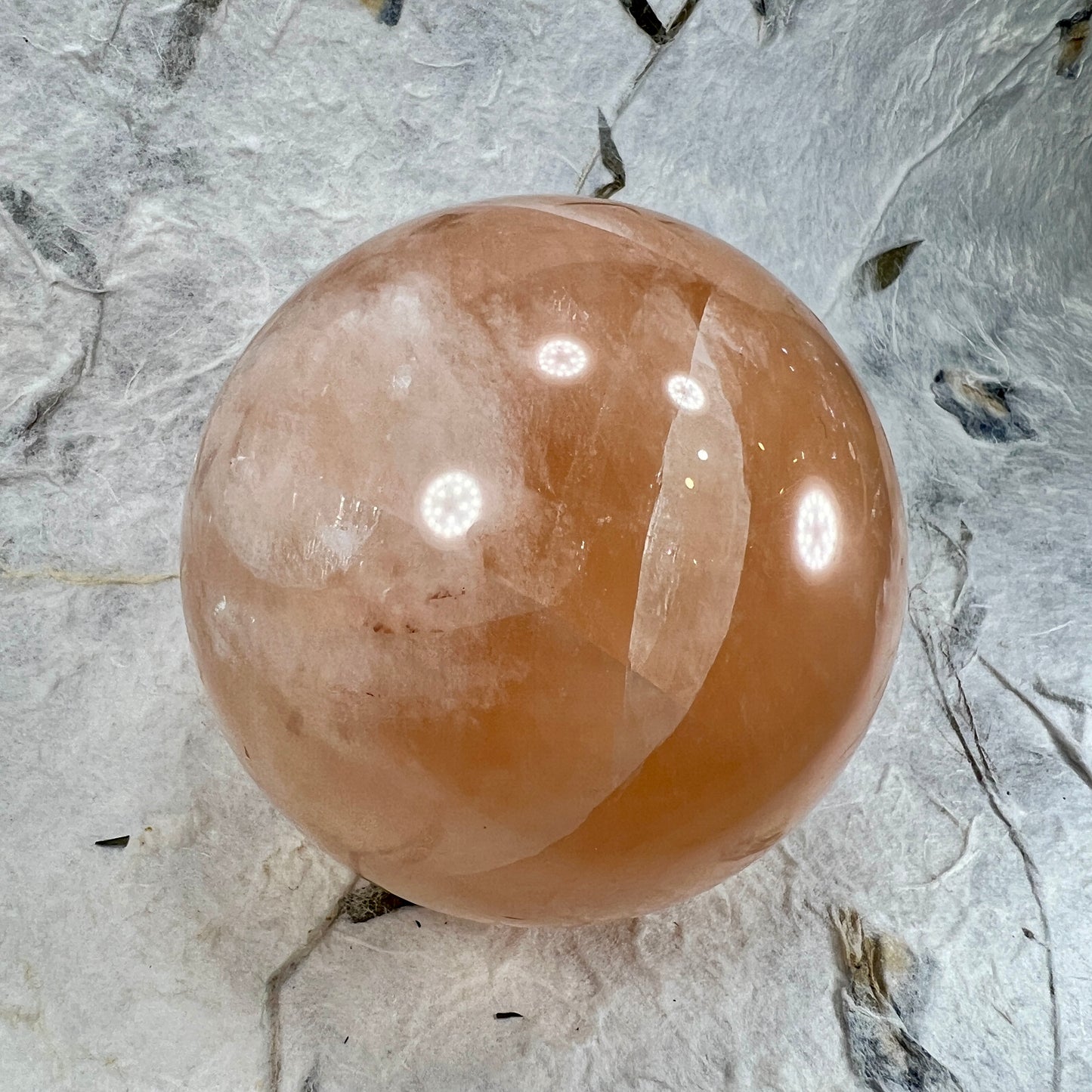 Orange Calcite Sphere