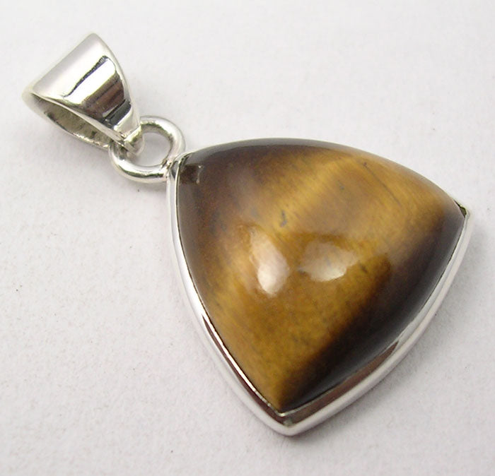 Sterling Silver Tiger Eye Pendant