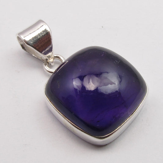 Amethyst Sterling Silver Pendant