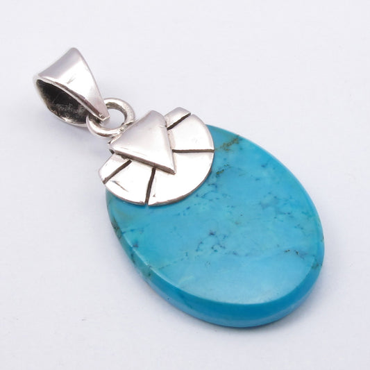Turquoise Sterling Silver Pendant