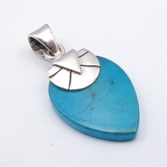 Turquoise Sterling Silver Pendant