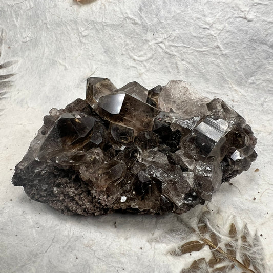 Raw Smoky Phantom Quartz