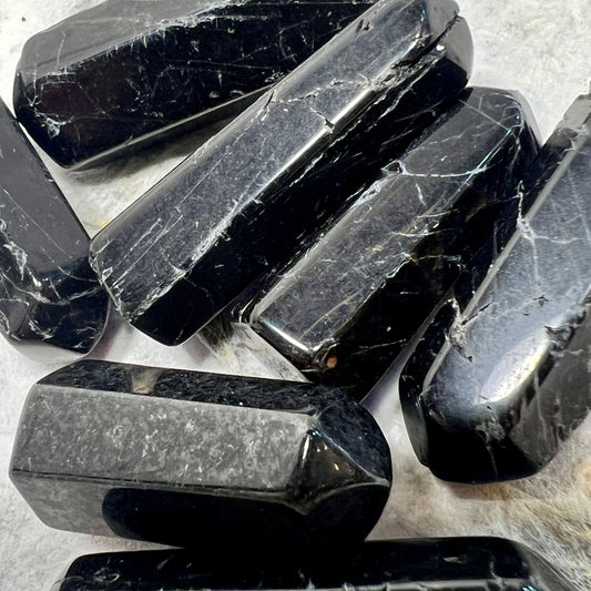 Black Tourmaline Tumblestone - Point