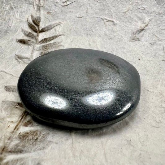 Hematite Palm Stone