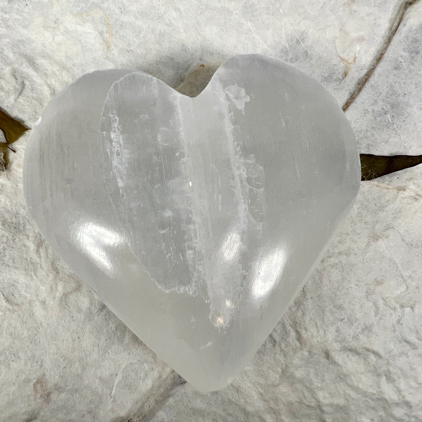 Selenite Heart