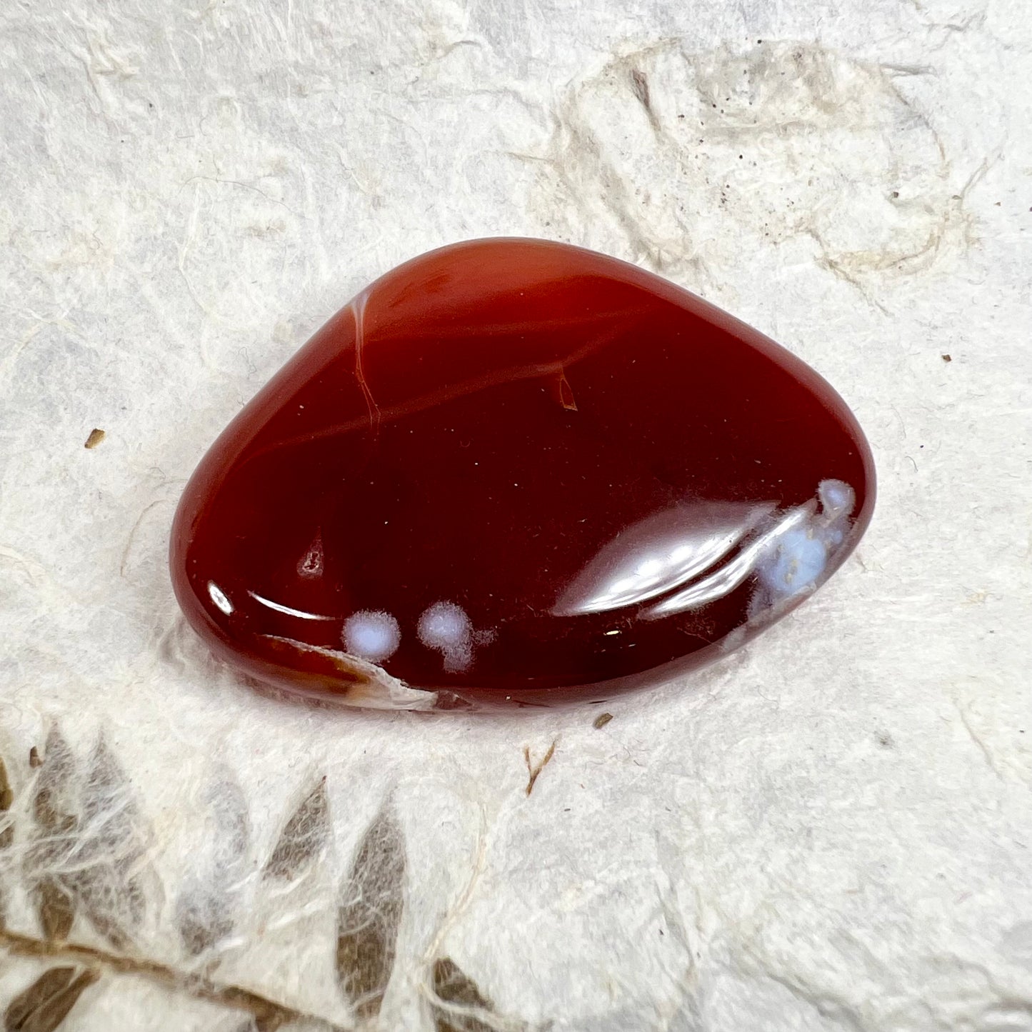 Carnelian Palm Stone