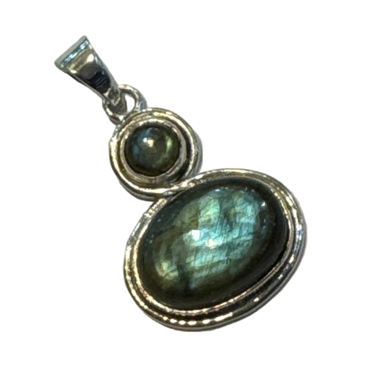 Labradorite Sterling Silver Pendant