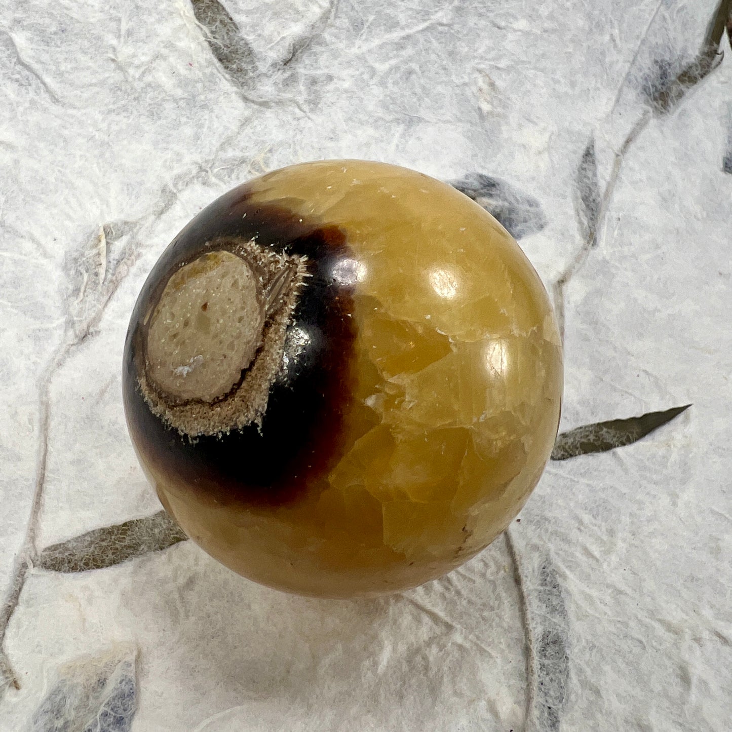 Septarian Quartz Sphere