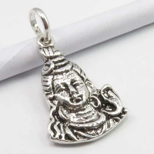 Sterling Silver Shiva Pendant