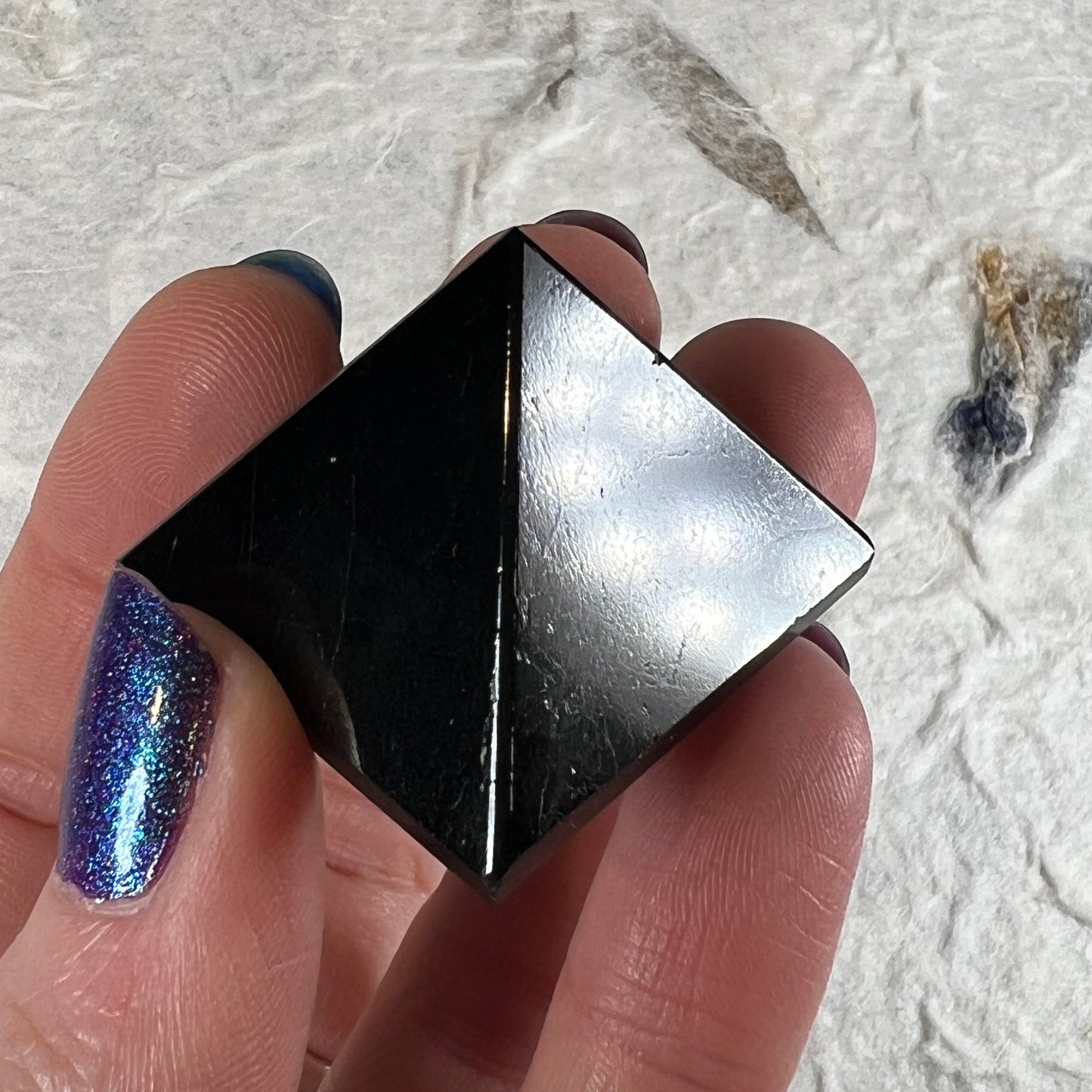 Black Tourmaline Pyramid