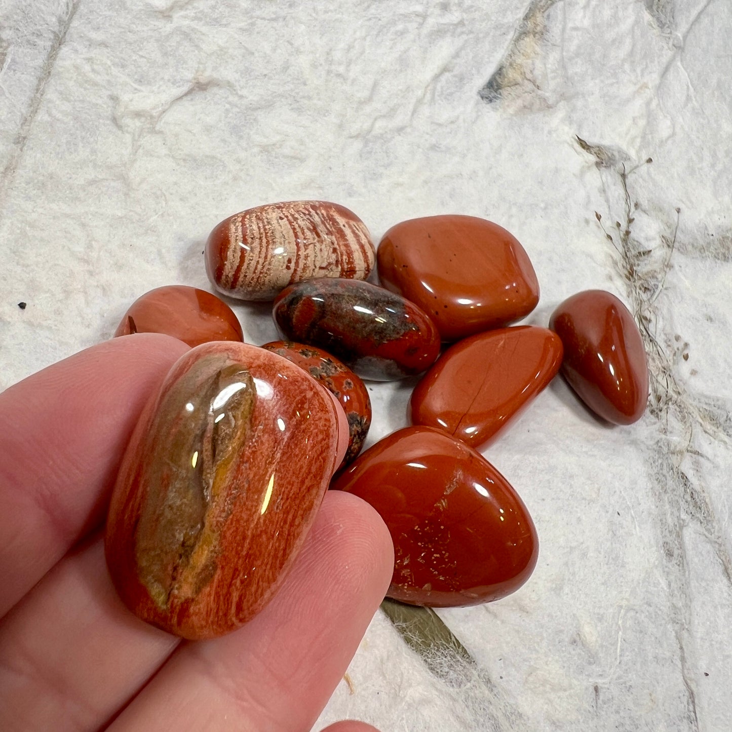 Red Jasper Tumblestone