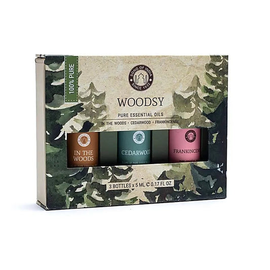 Woodsy Essential oil Aromatherapy Set