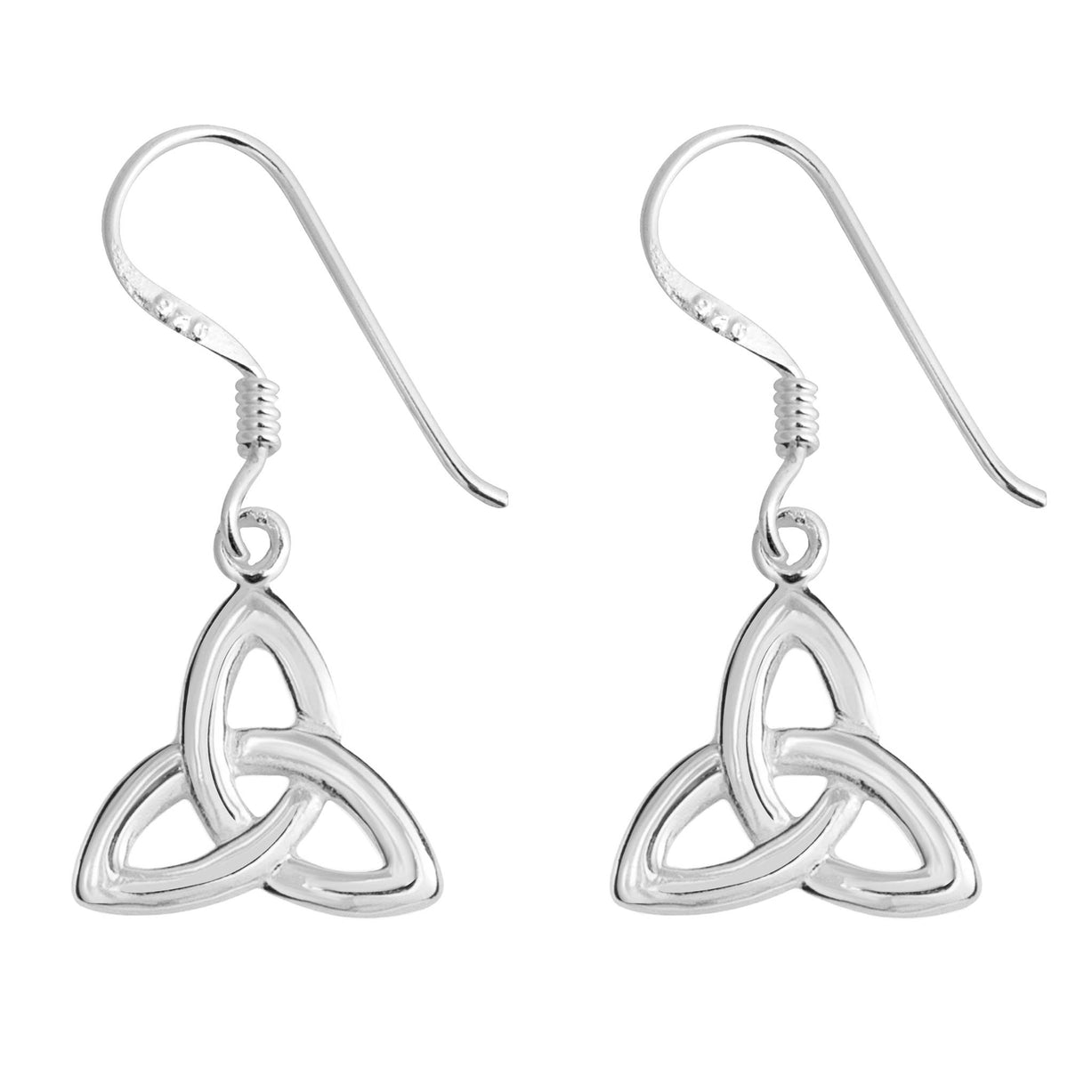 Beautiful Sterling Silver Goddess Triquetra Earrings