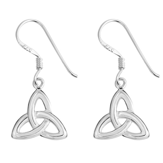 Beautiful Sterling Silver Goddess Triquetra Earrings