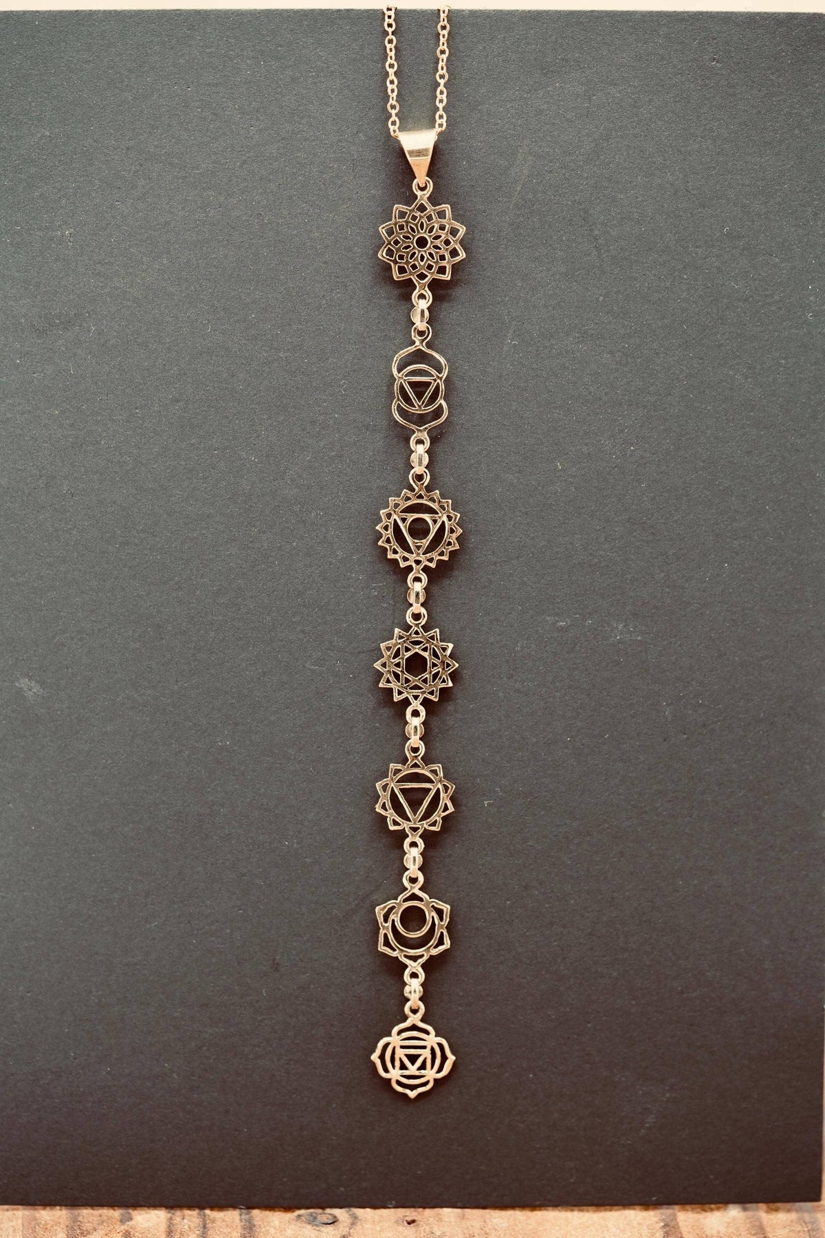 Gold Chakras Necklace