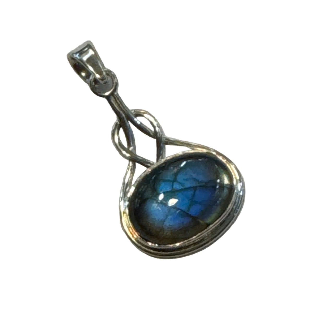Labradorite Sterling Silver Pendant