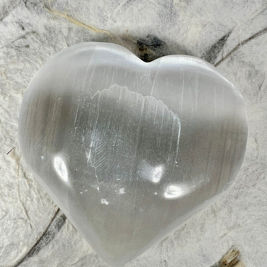 Selenite Heart