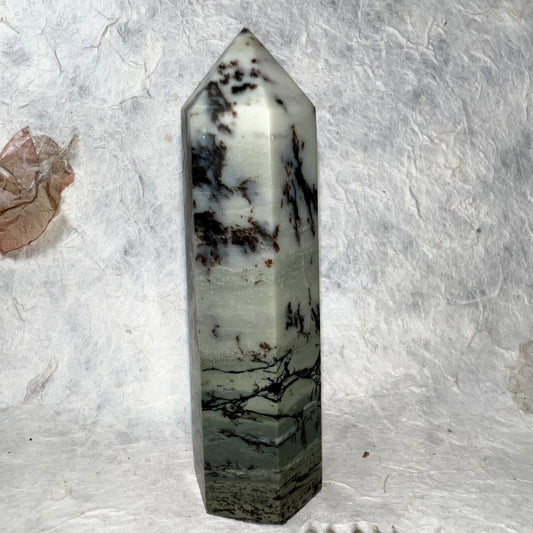 Dendritic Jade Tower