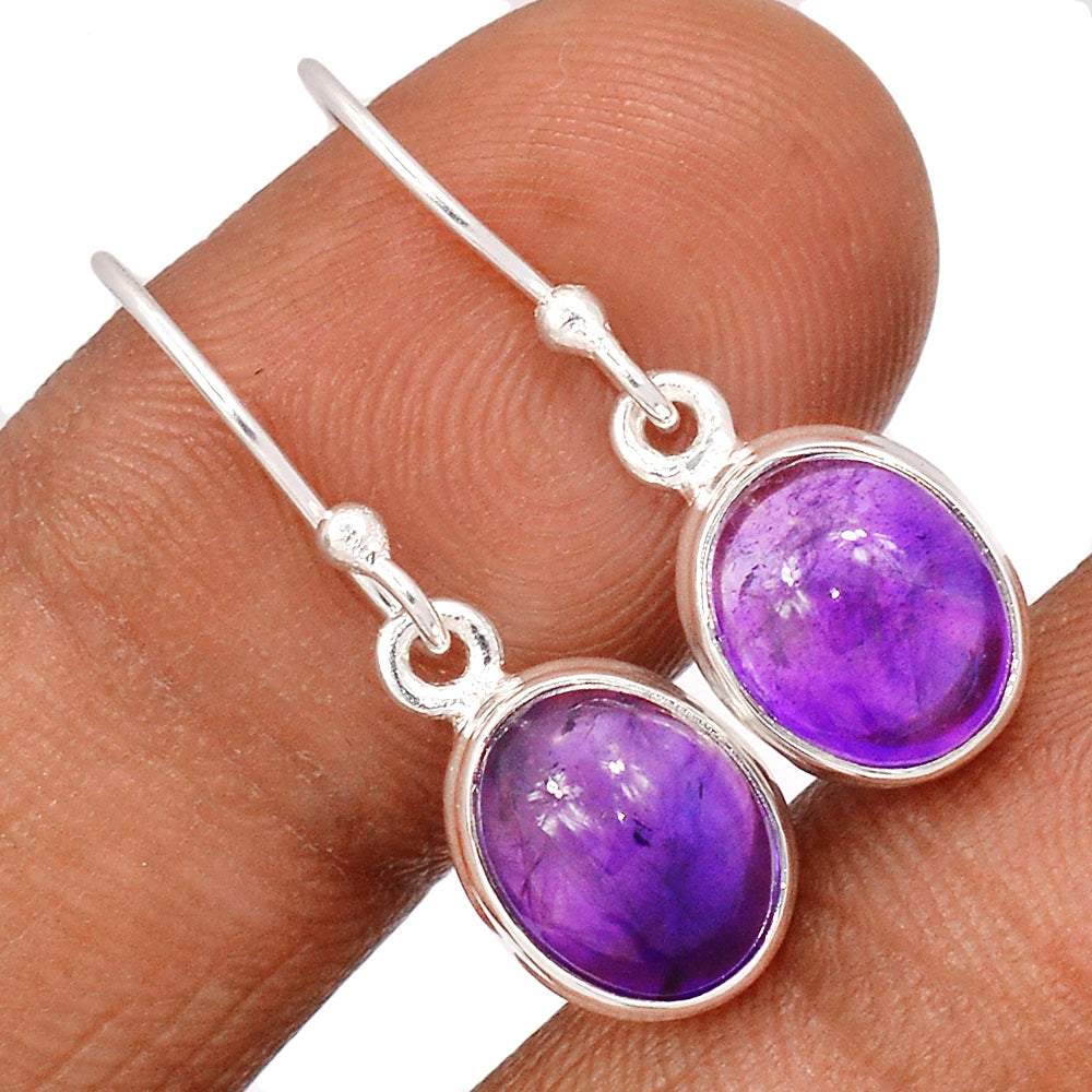 Amethyst Sterling Silver Earrings