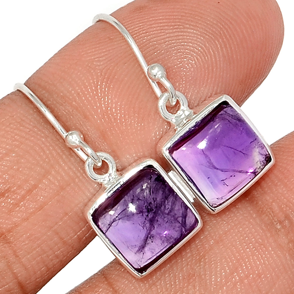 Amethyst Sterling Silver Earrings