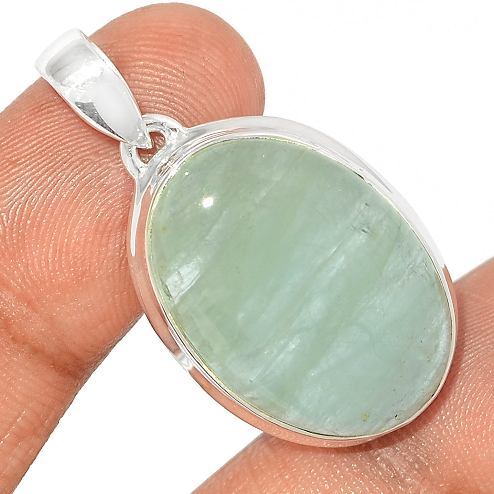 Sterling Silver Aquamarine Pendant