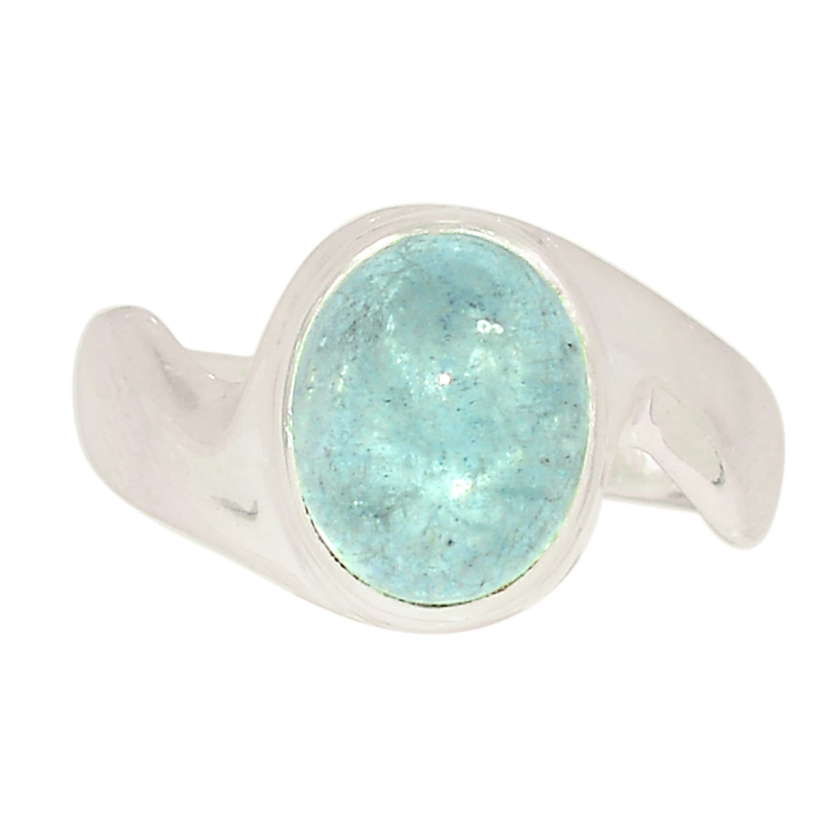 Sterling Silver Aquamarine Ring