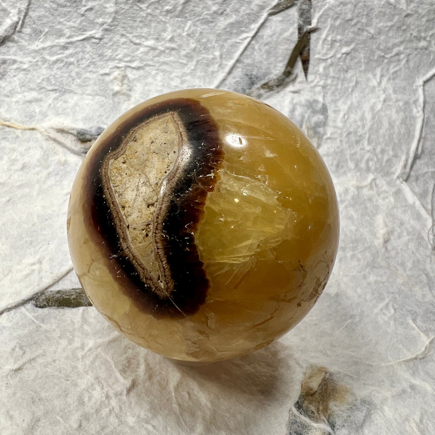 Septarian Quartz Sphere