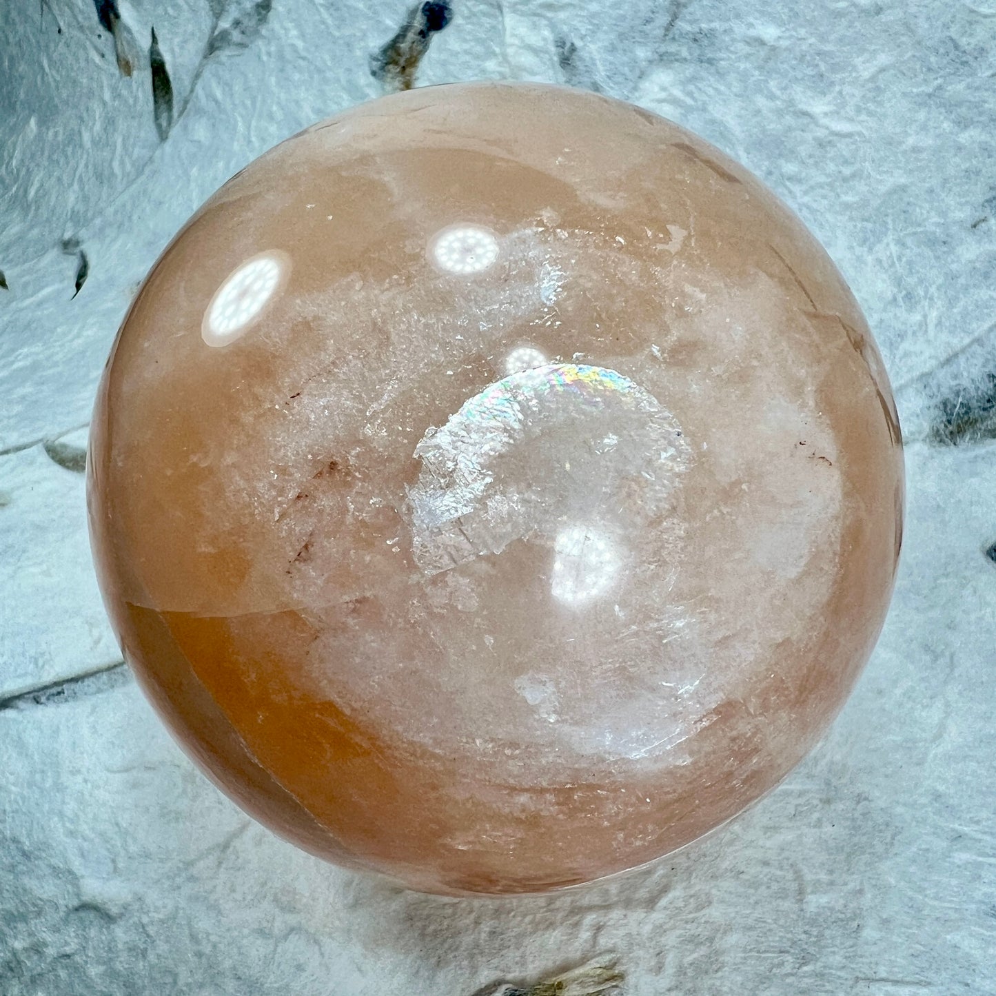 Orange Calcite Sphere