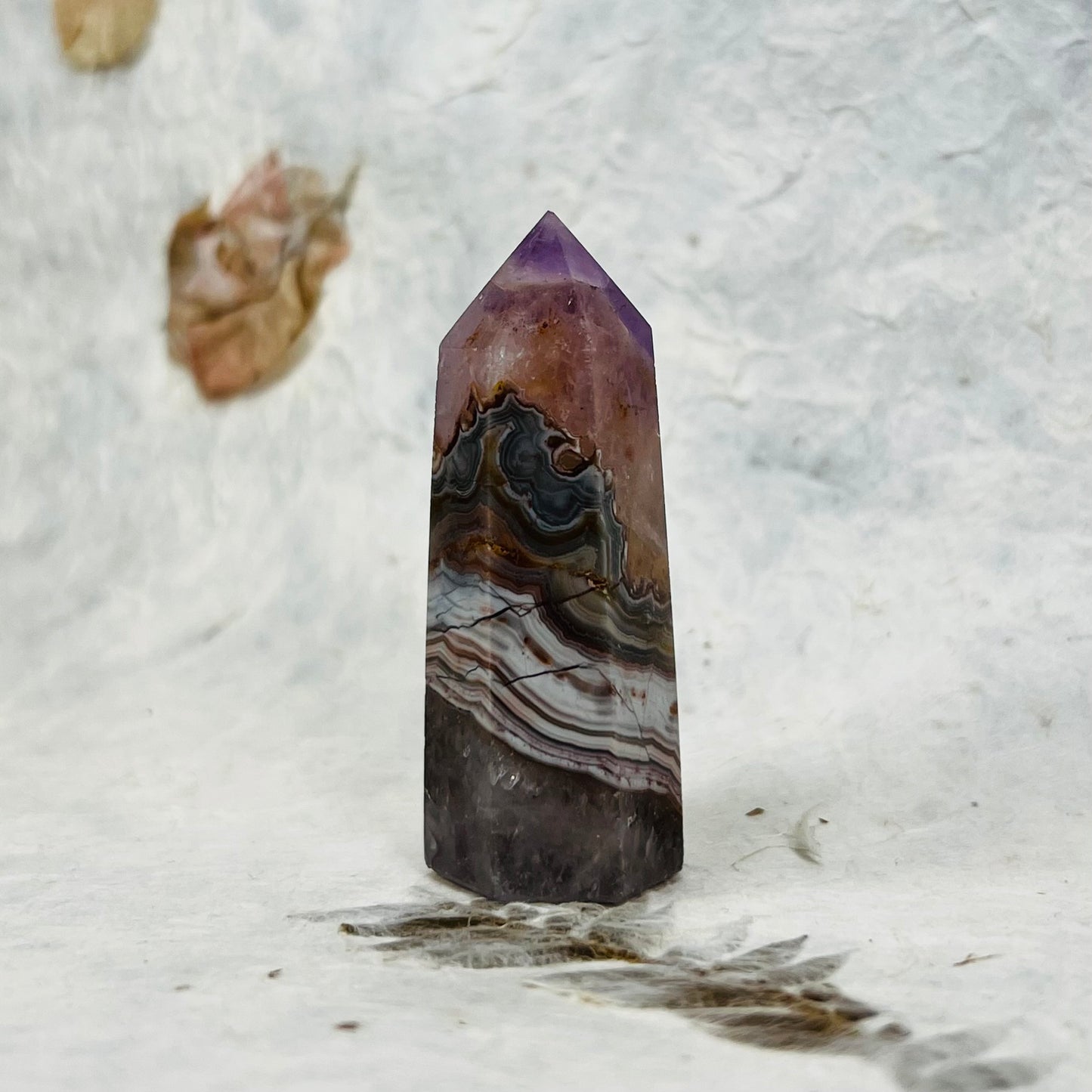 Amethyst Agate Tower