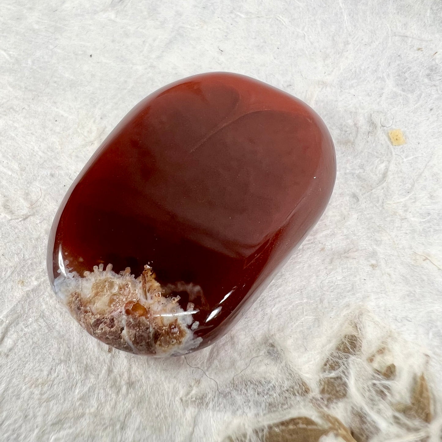 Carnelian Palm Stone