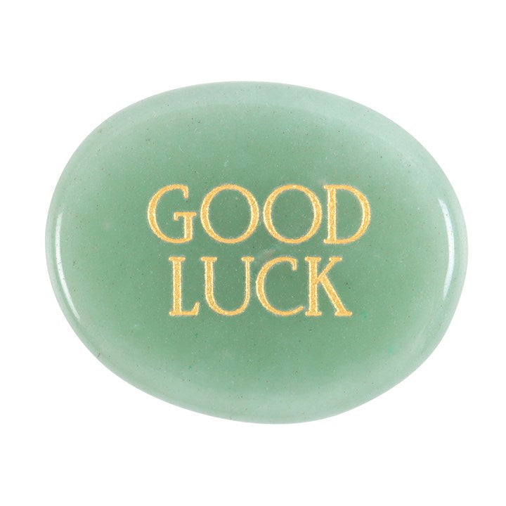 Good Luck Green Aventurine Crystal Palm Stone