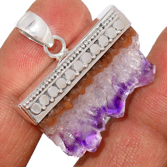 Amethyst Sterling Silver Pendant