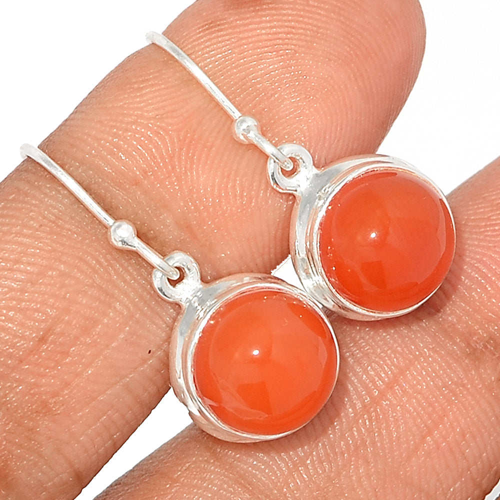 Sterling Silver Carnelian Earrings