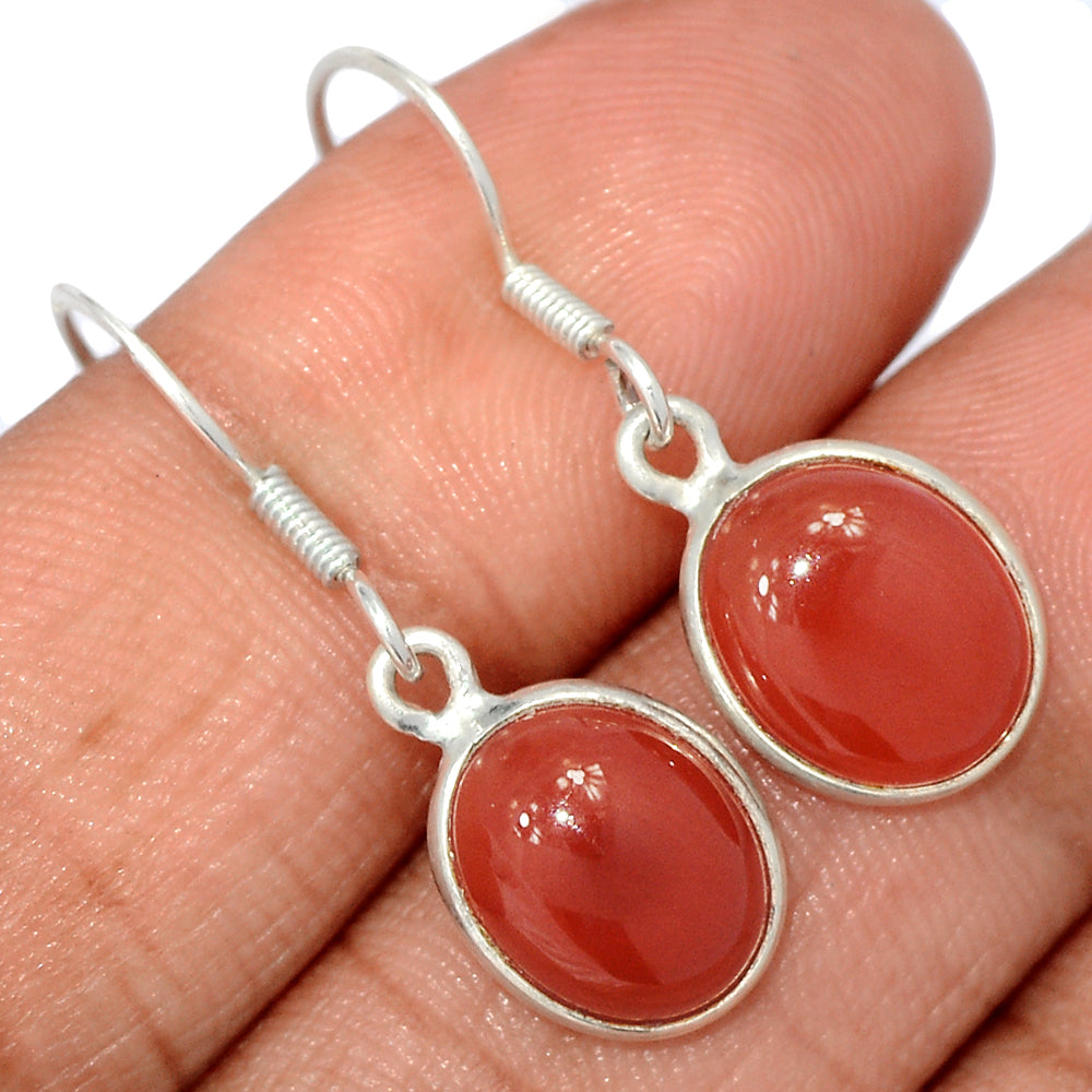 Sterling Silver Carnelian Earrings
