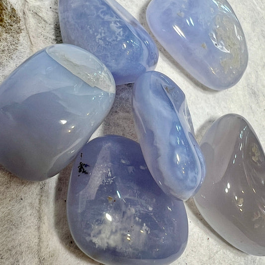 Blue Lace Agate Tumblestone