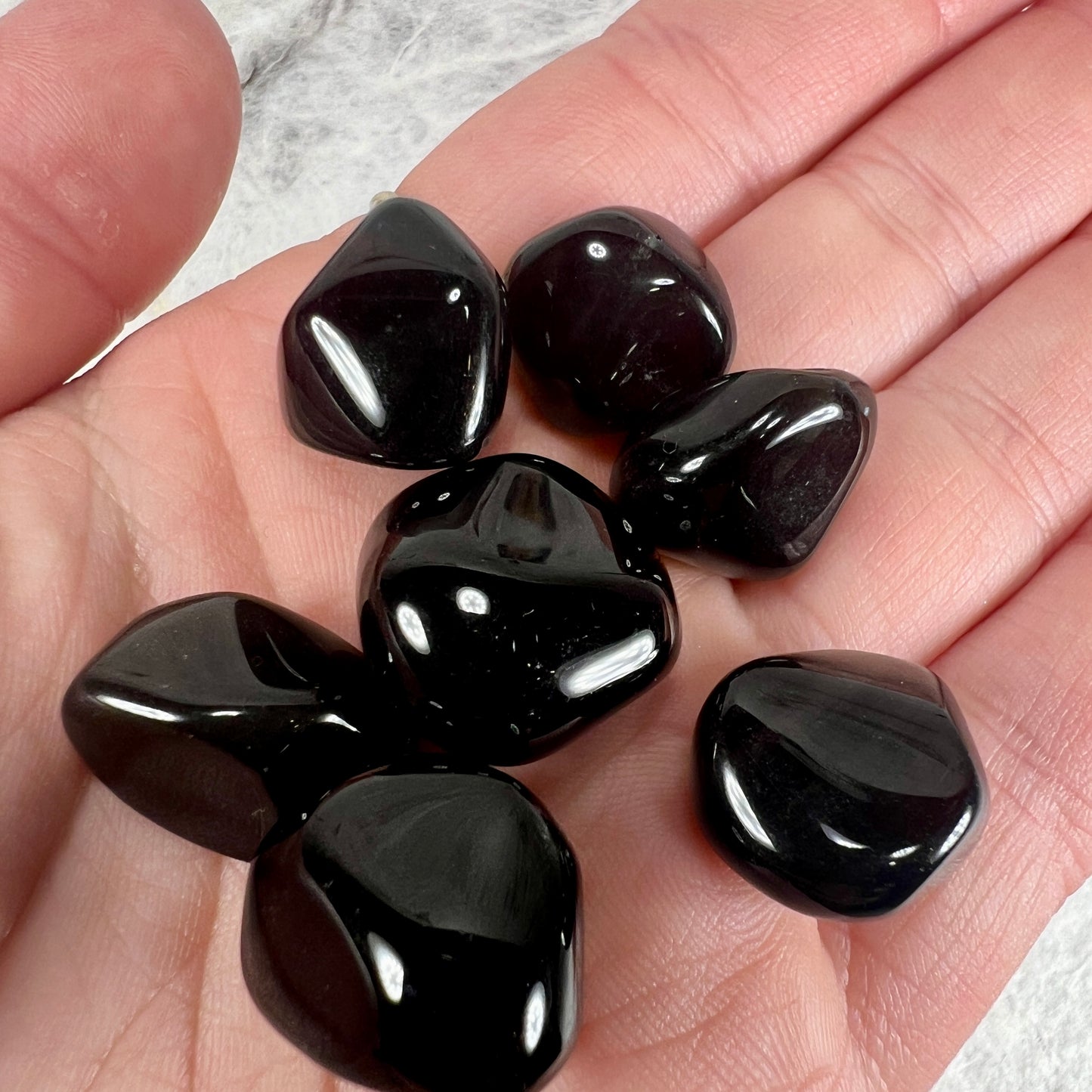 Apache Tears Polished Tumblestone