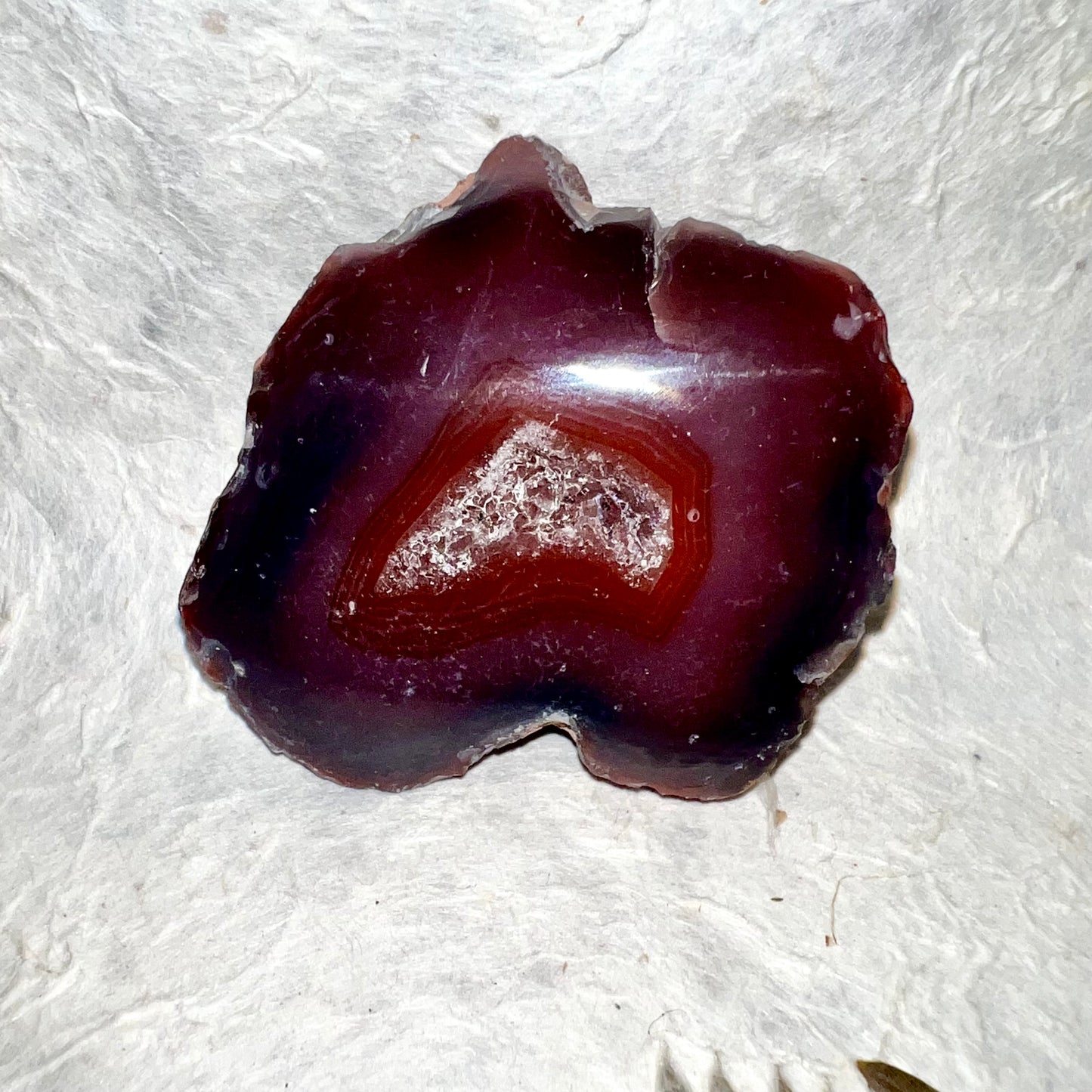 Red Sache River Agate